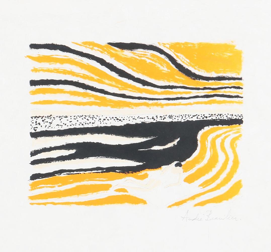 Andre Brasilier Chevaux Et Rizieres (Signed Print) 1993