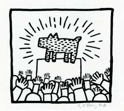Untitled 1989 - Signed Print by Keith Haring 1989 - MyArtBroker