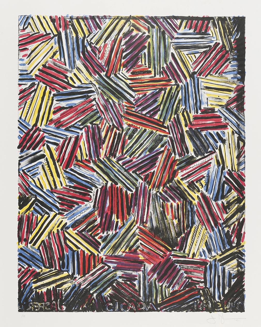 Jasper Johns Cicada (ULAE 213) (Signed Print) 1981 | MyArtBroker
