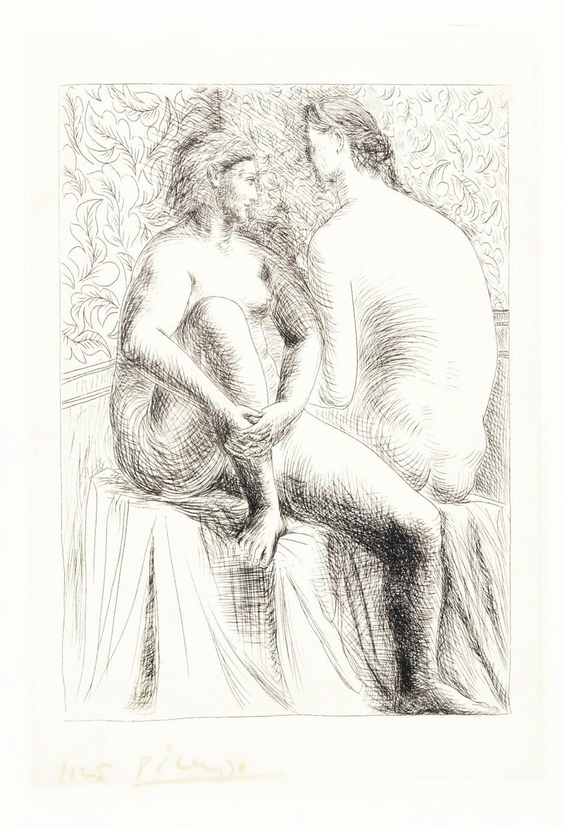 Faun Uncovering a Sleeping Woman (Faune dévoilant une femme