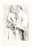 Deux Femmes Nues II - Signed Print