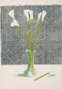 David Hockney: Lillies - Signed Print
