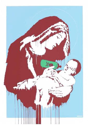 Banksy TOXIC MARY WCP バンクシー シルクスクリーンポスター-