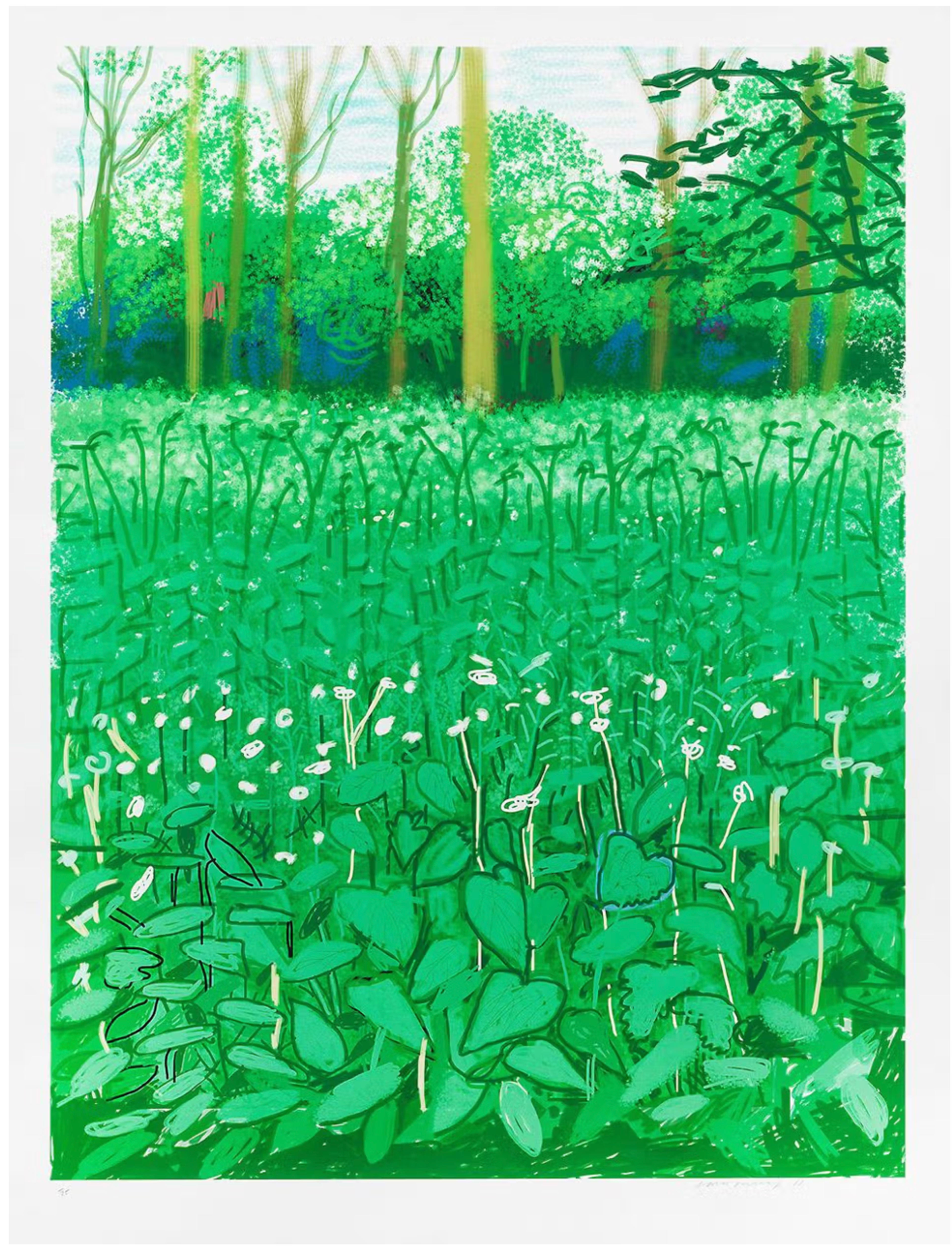 The Arrival Of Spring 6th of May 2011 by David Hockney - MyArtBroker