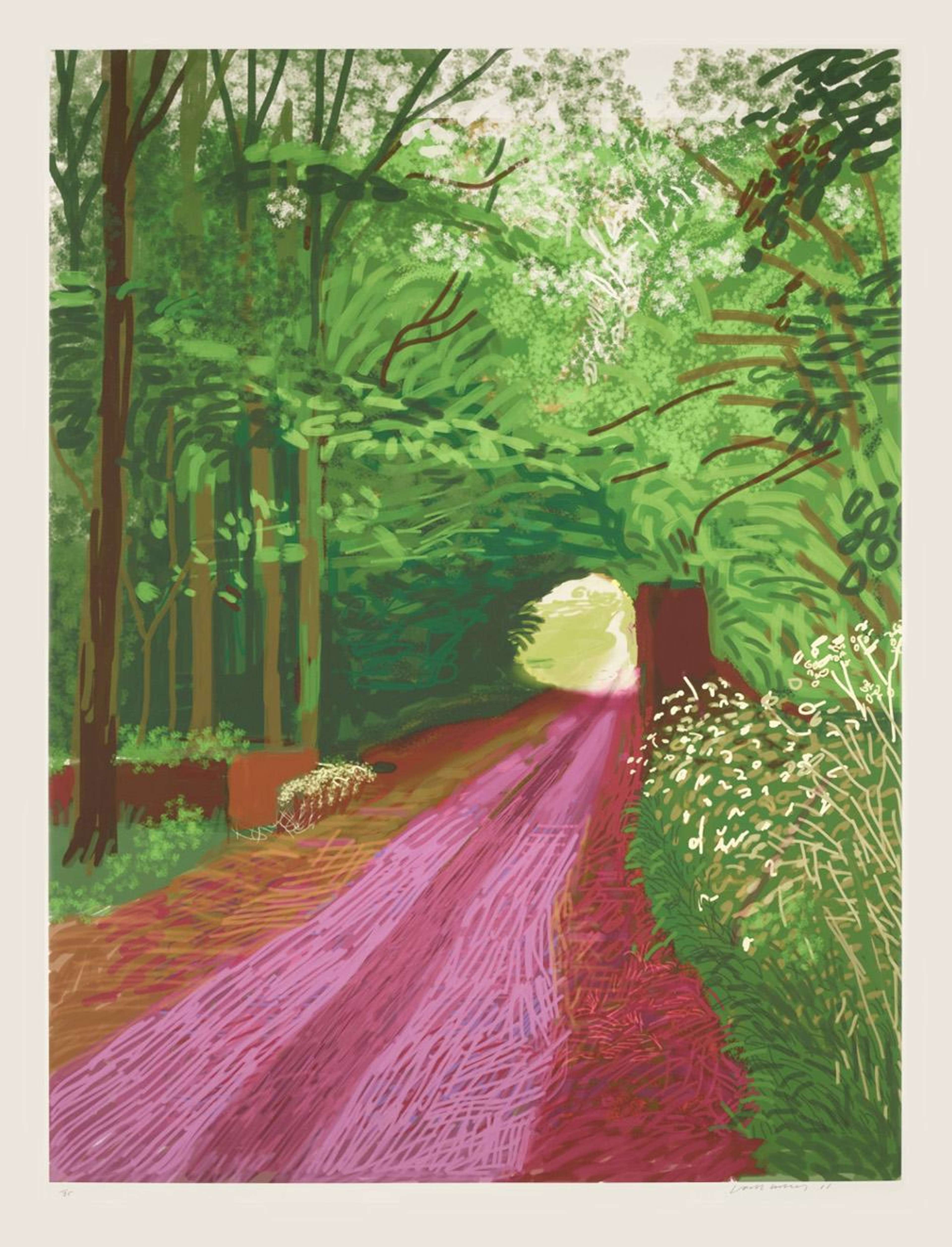 The Arrival Of Spring In Woldgate, East Yorkshire In 2011 (twenty eleven) - 31 May, No. 1 - Signed Print by David Hockney 2011 - MyArtBroker