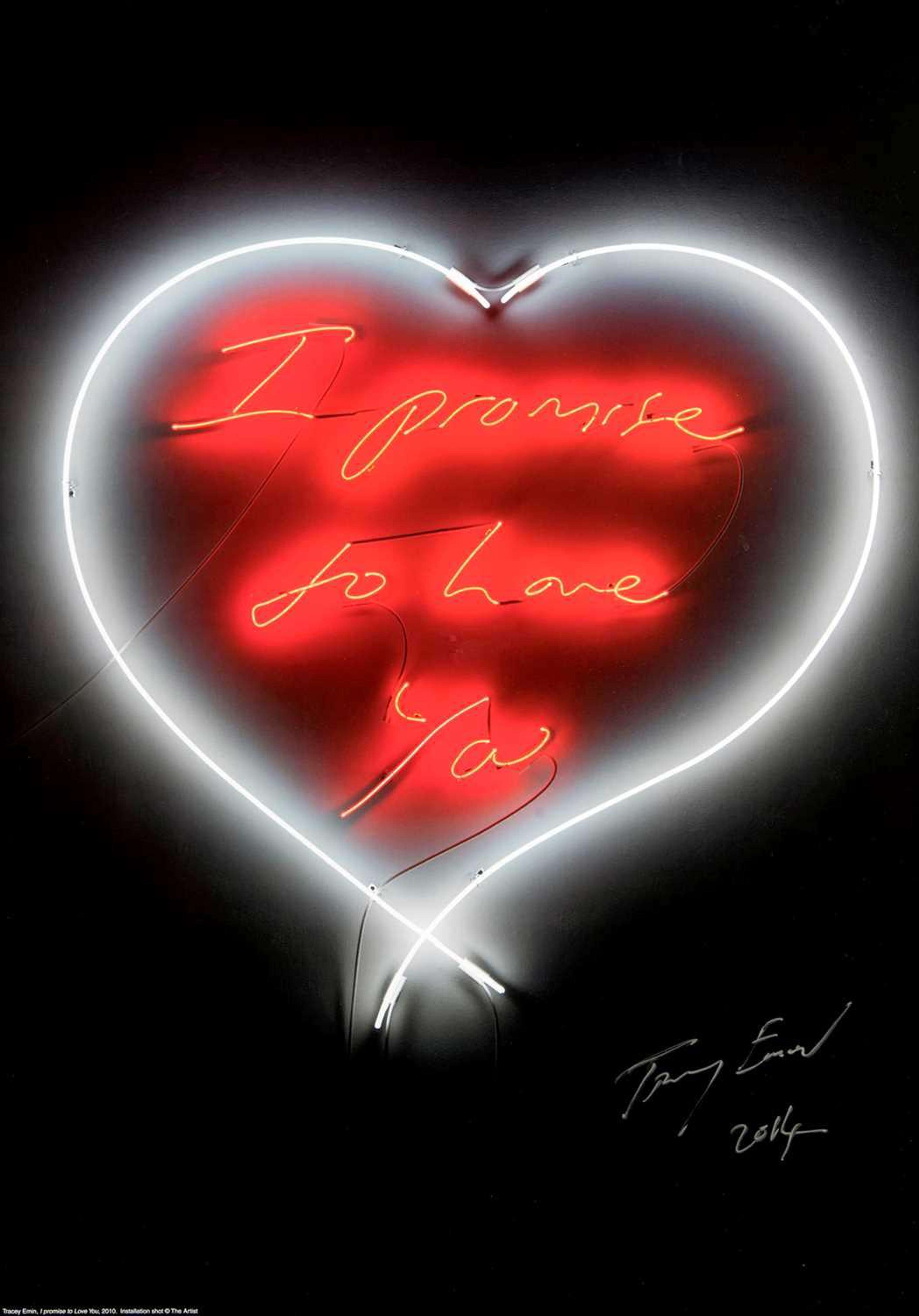 A Look At Tracey Emin's Neon Works
