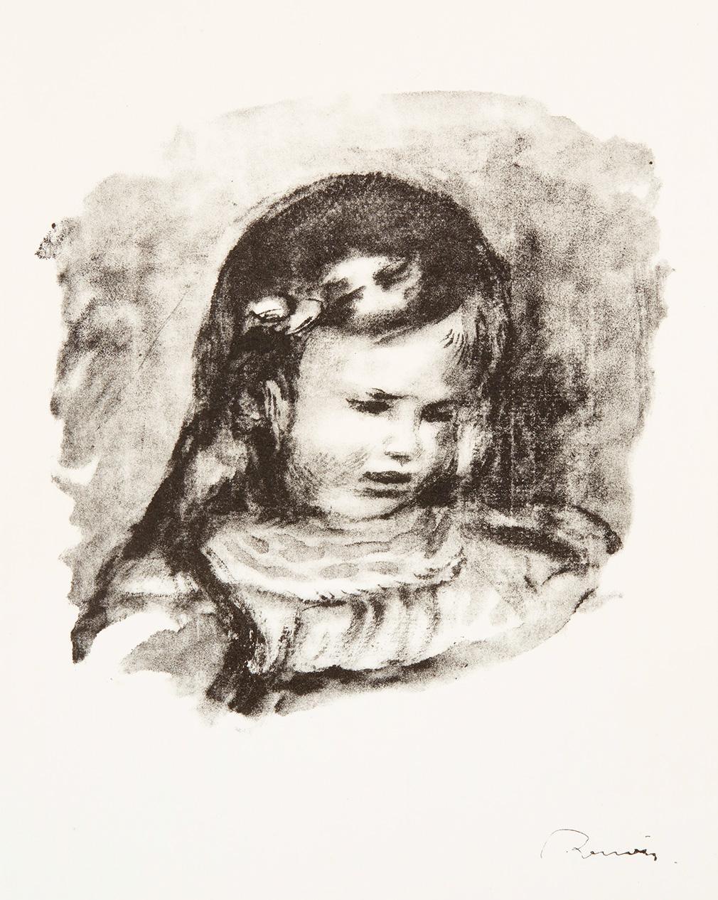 Pierre-Auguste Renoir、LA COUSEUSE、画集画