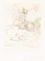 Salvador Dali: Don Quichotte Horseman - Signed Print