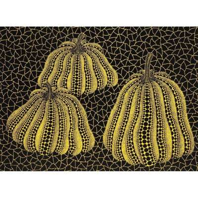 Three Pumpkins, Kusama 186 - Signed Print by Yayoi Kusama 1993 - MyArtBroker