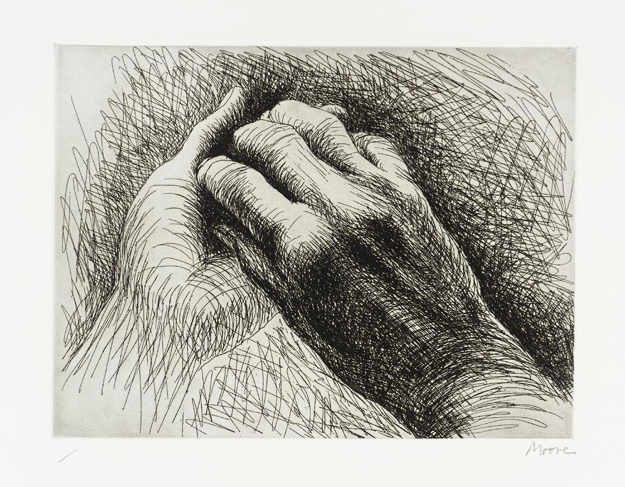 Henry Moore The Artist's Hand IV (Signed Print) 1980 | MyArtBroker