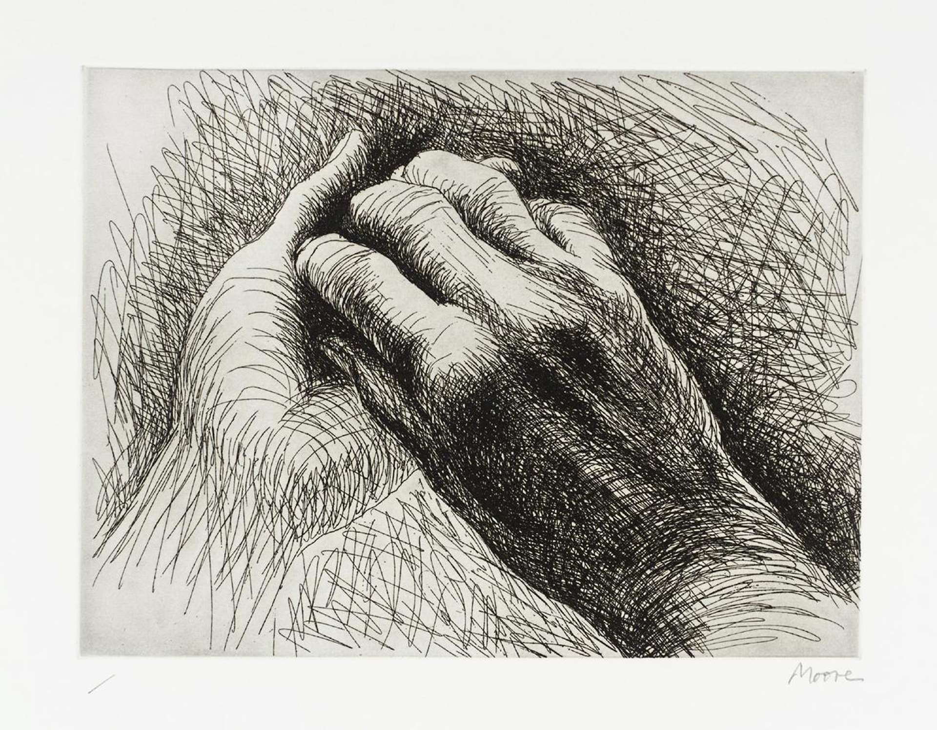 The Artist's Hand II - Signed Print by Henry Moore 1980 - MyArtBroker