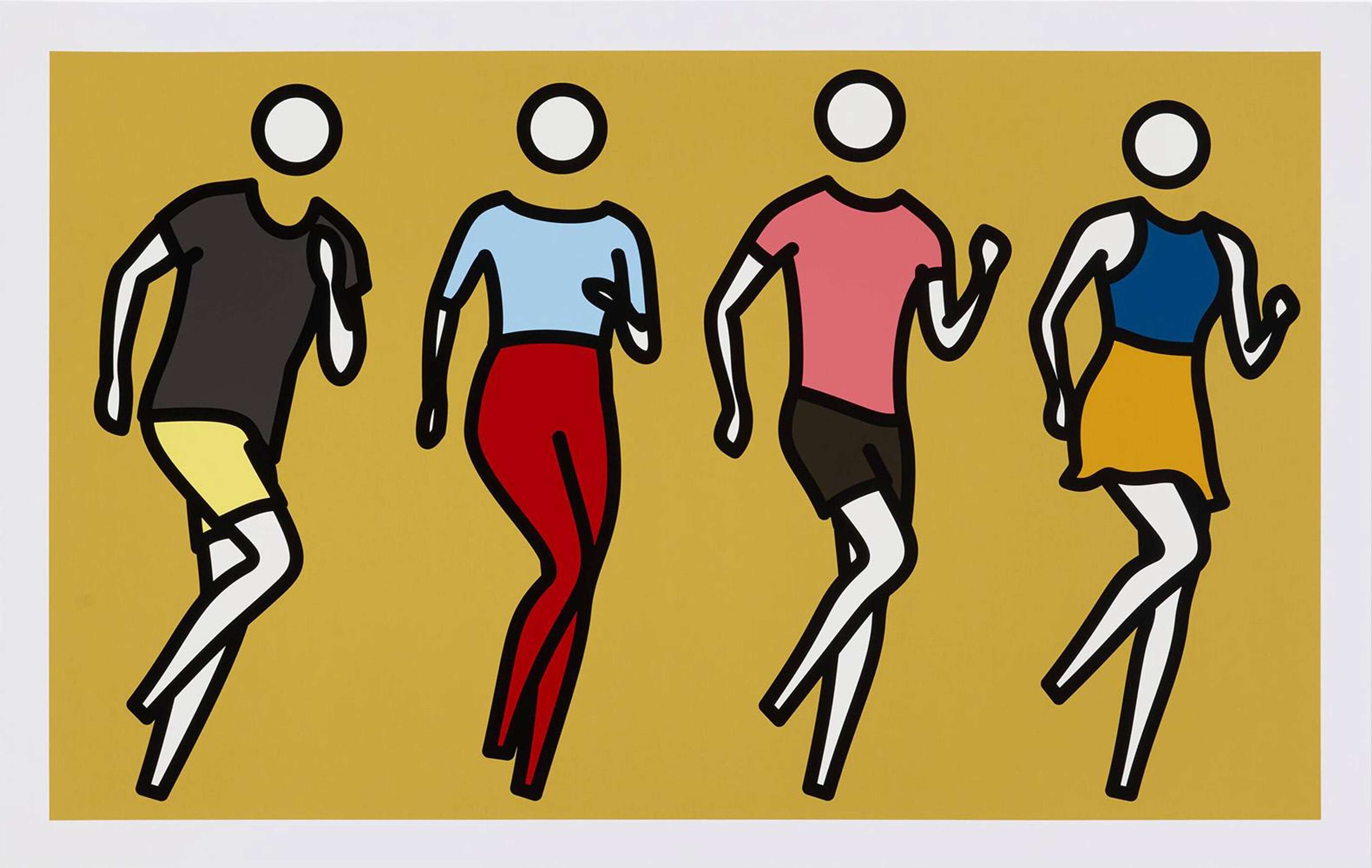 Dance, Synced: Dance 3 - Signed Print by Julian Opie 2024 - MyArtBroker