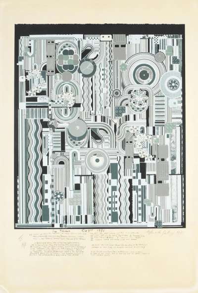 Calcium Light Night 5 - Signed Print by Eduardo Paolozzi 1977 - MyArtBroker