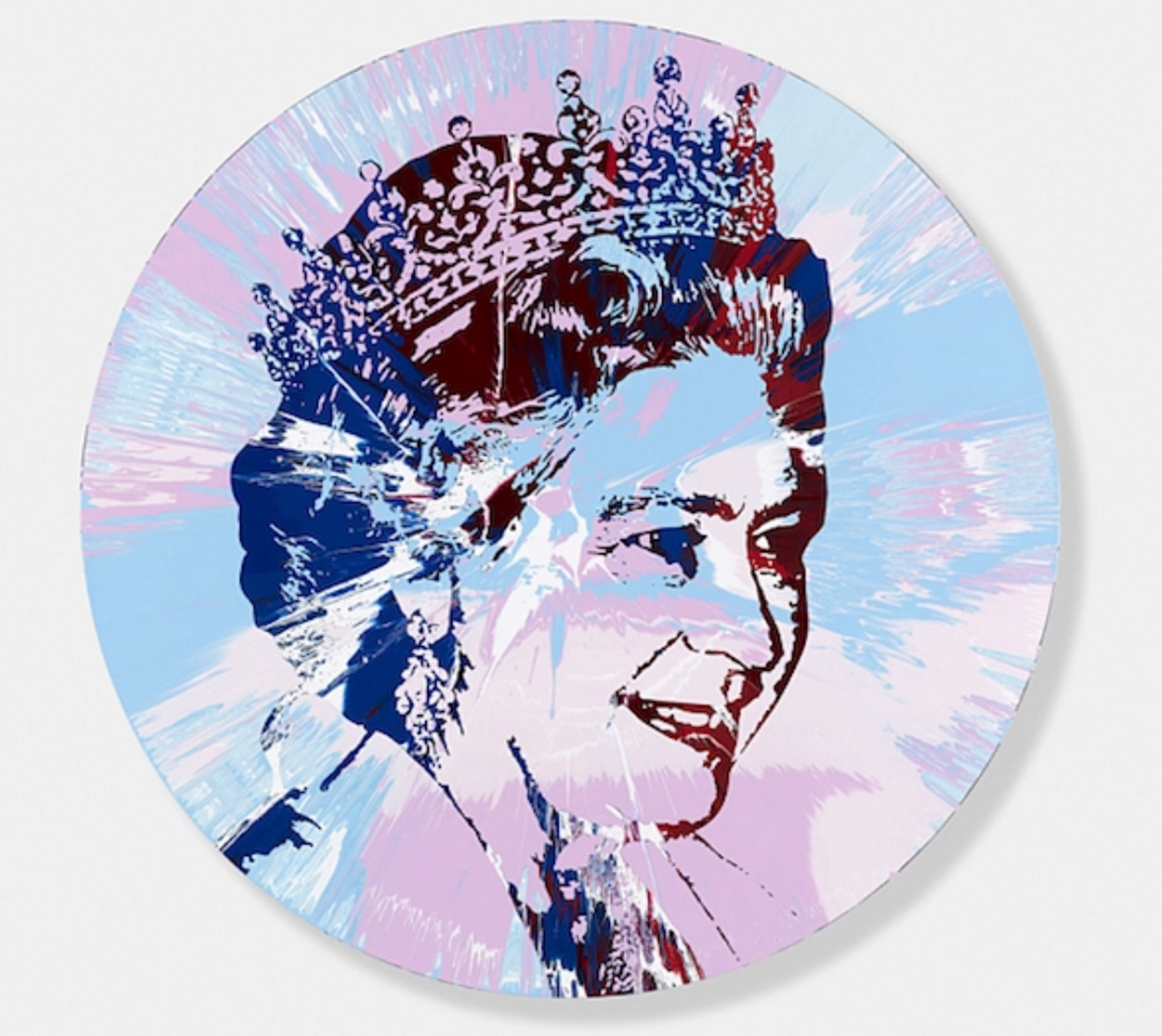 Beautiful Portrait, The Queen by Damien Hirst