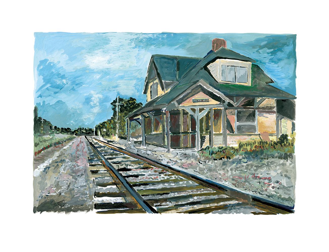 Bob Dylan New England Depot (2017) (Signed Print) 2017