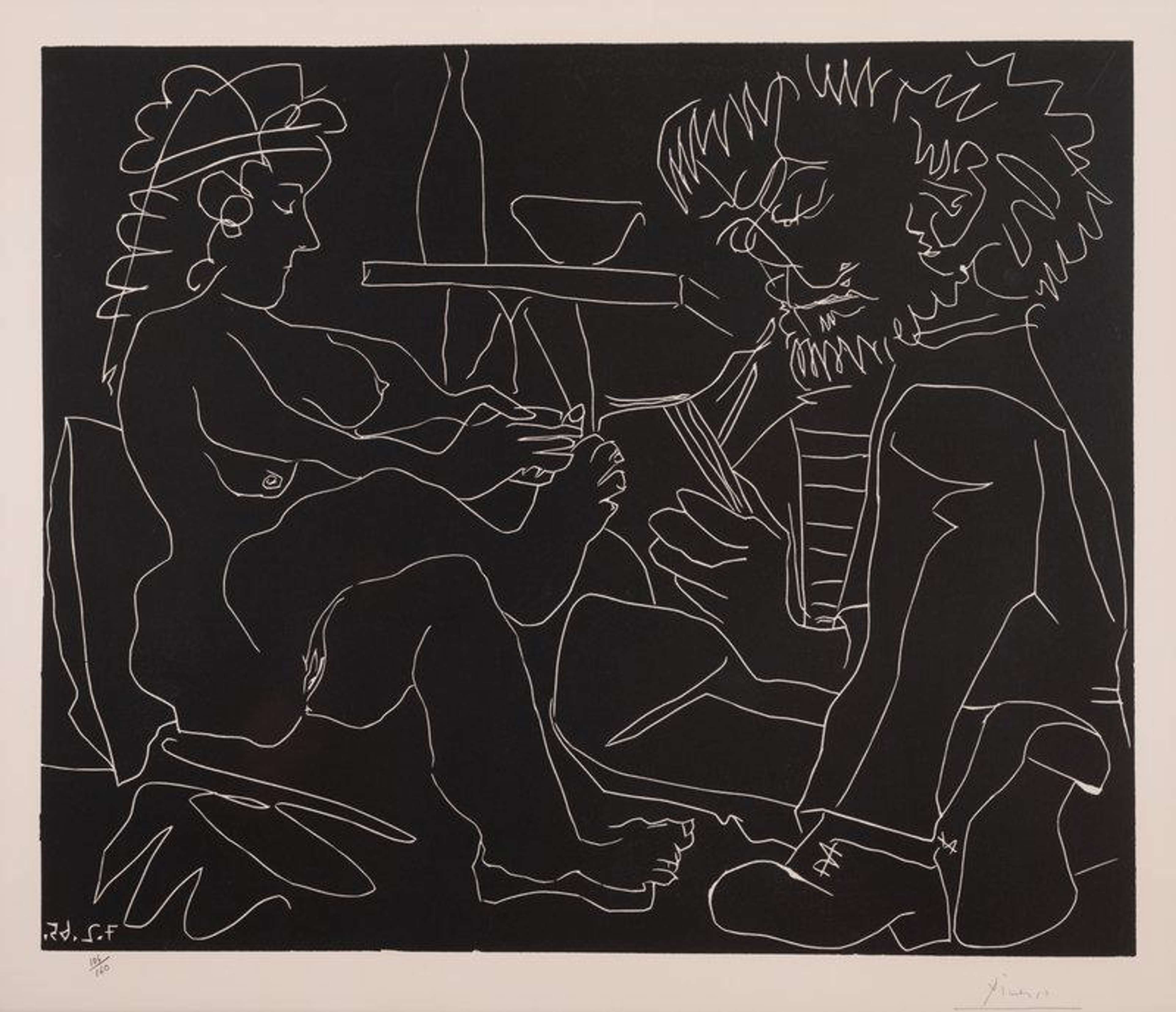 Le Peintre Et Son Modèle - Signed Print by Pablo Picasso 1965 - MyArtBroker