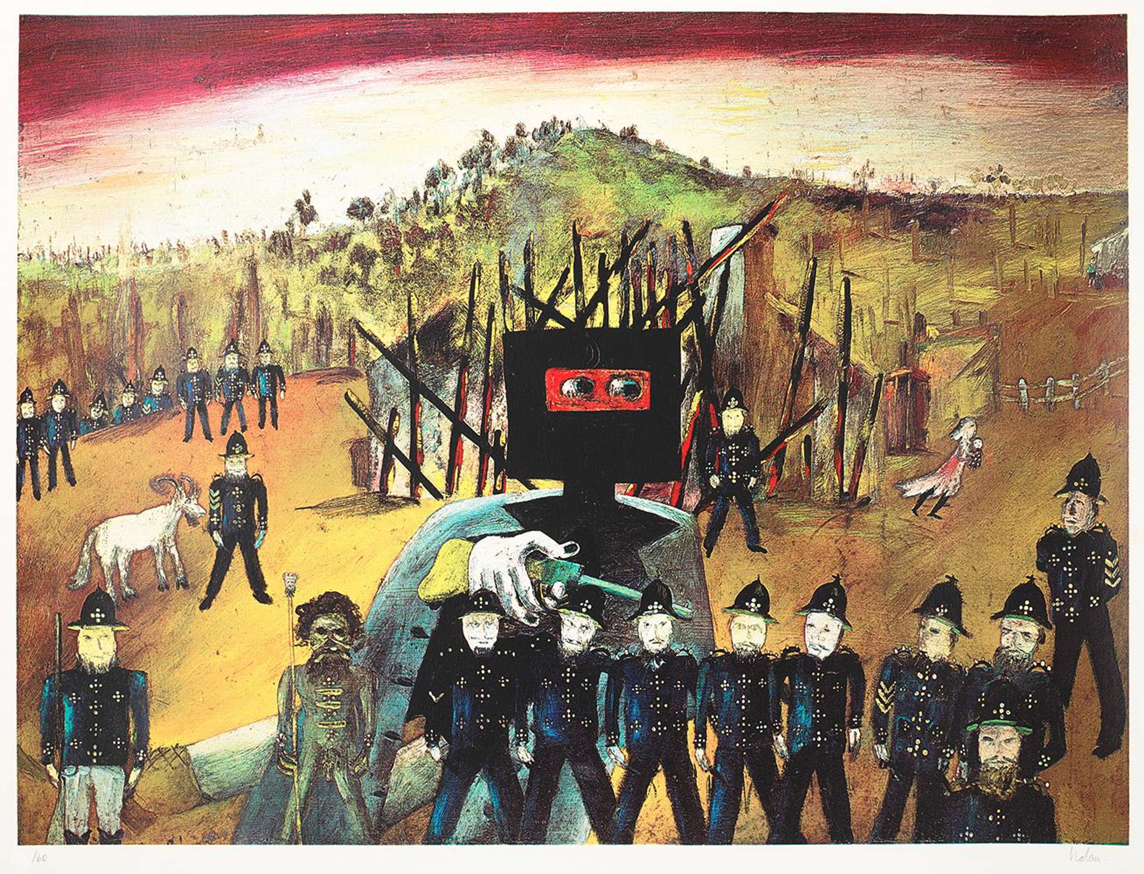 Glenrowan - Signed Print by Sidney Nolan 1971 - MyArtBroker