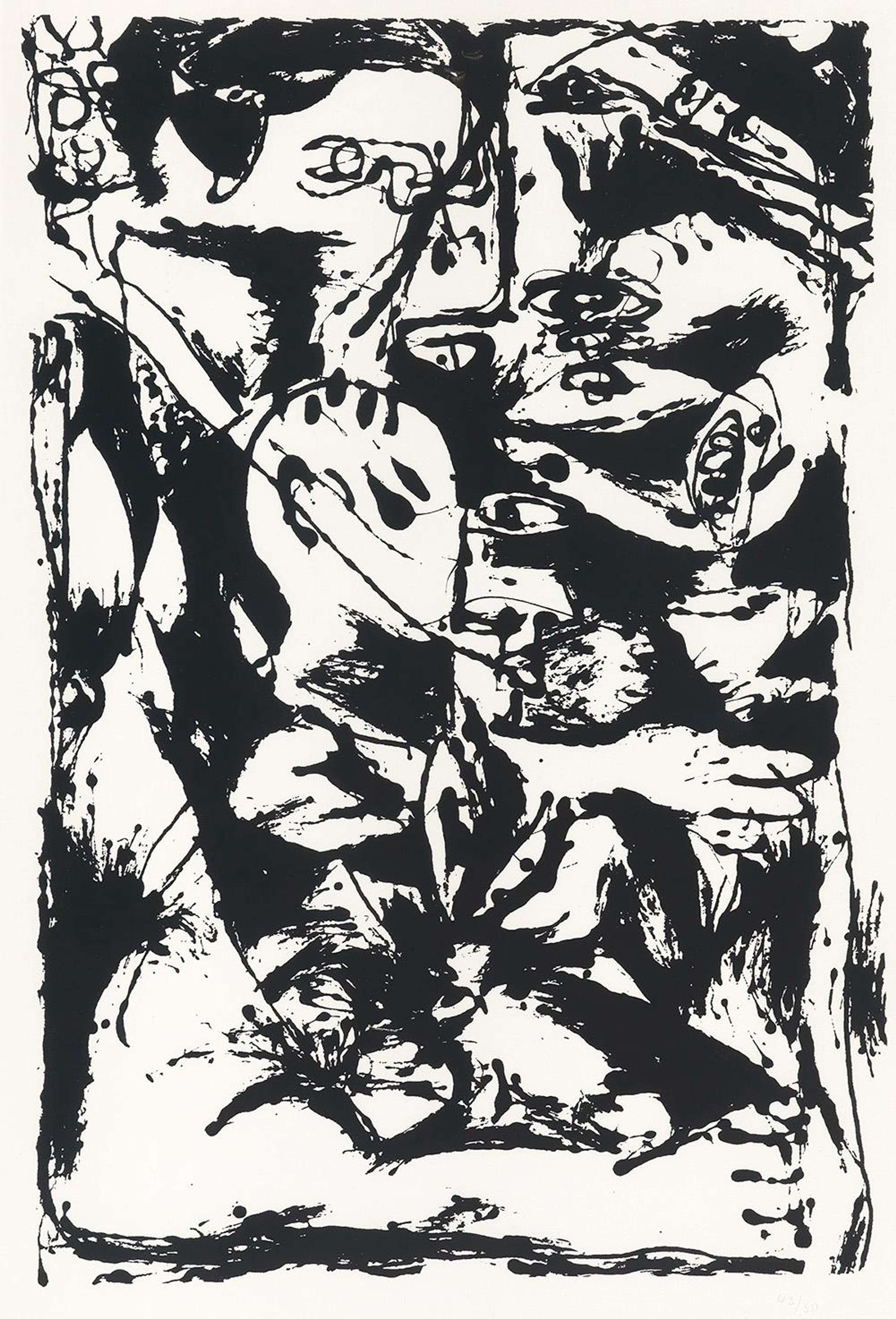 Untitled (O'Connor & Thaw 1093) - Unsigned Print by Jackson Pollock 1964 - MyArtBroker