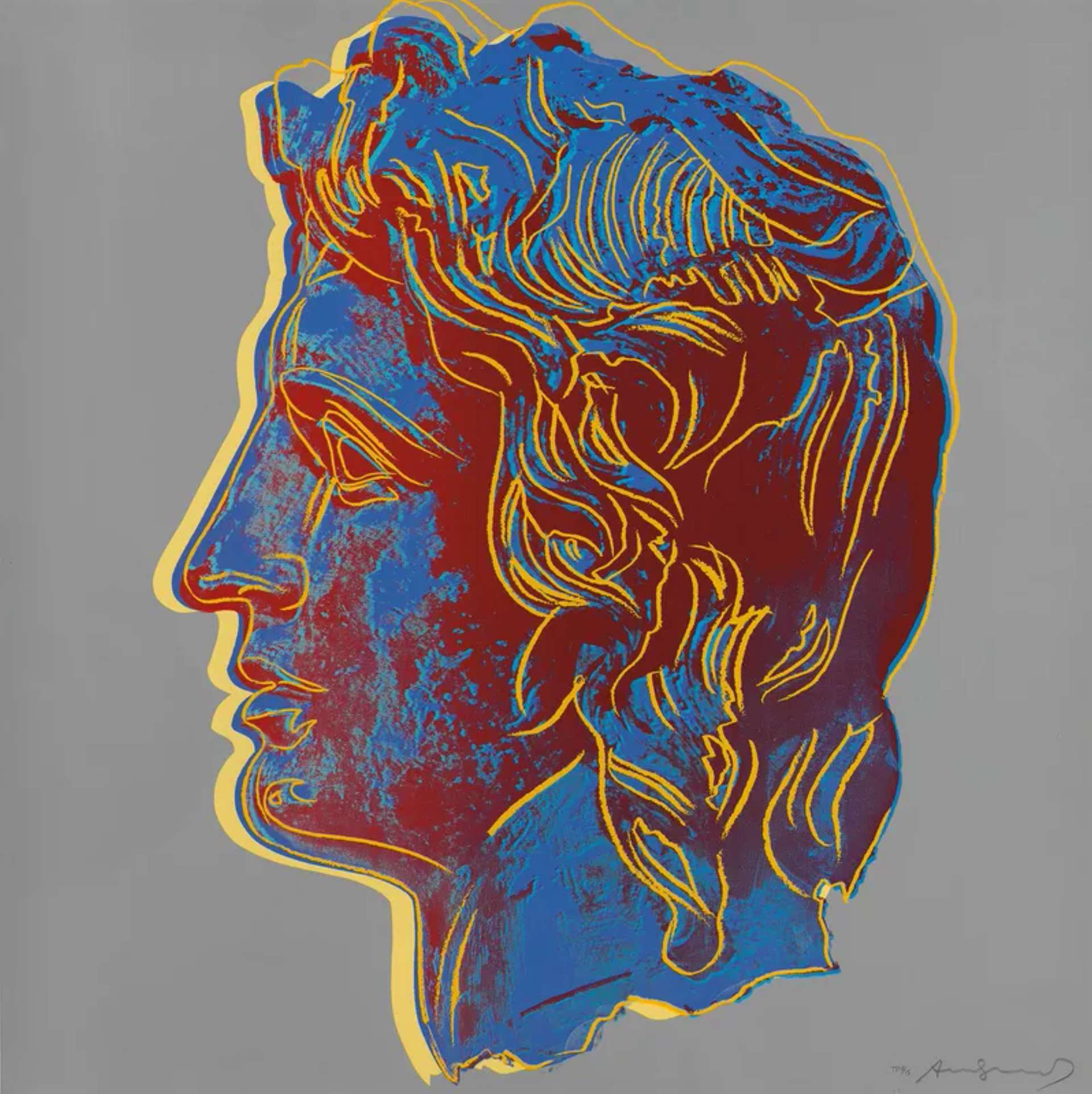 Alexander The Great by Andy Warhol