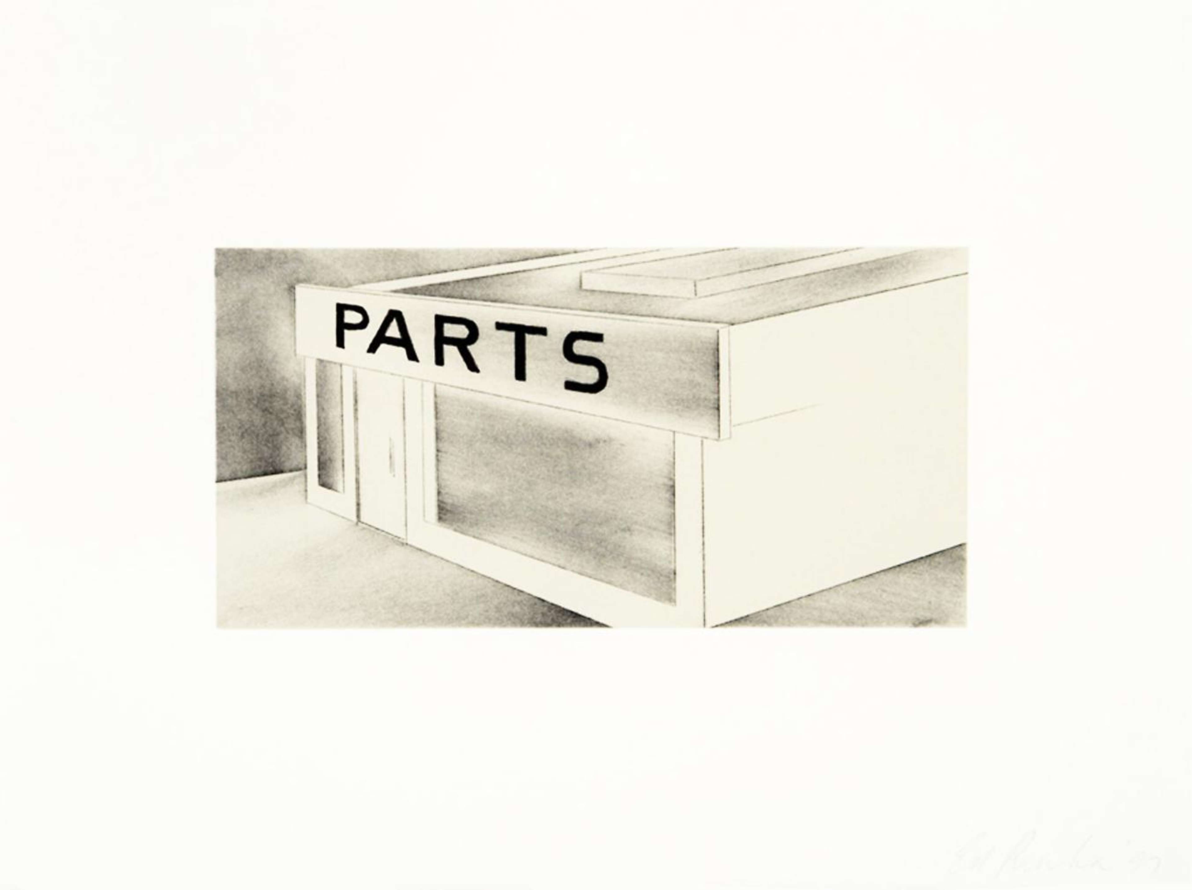 Parts - Signed Print by Ed Ruscha 1997 - MyArtBroker