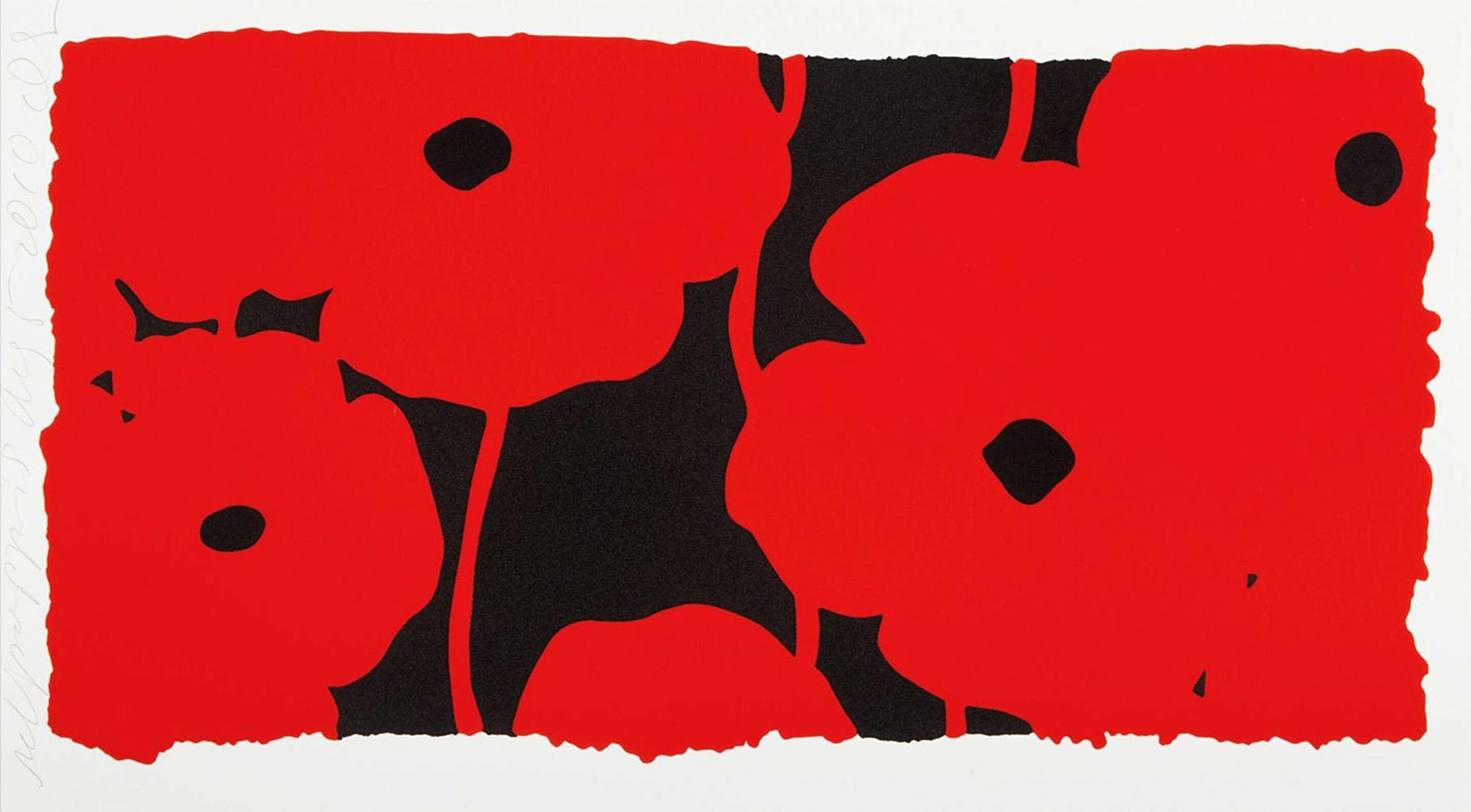 Eight Poppies - Signed Print by Donald Sultan 2010 - MyArtBroker