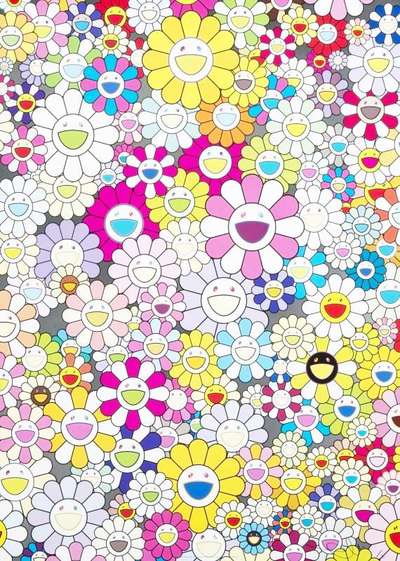 An Homage To Yves Klein, Multicolour B - Signed Print by Takashi Murakami 2012 - MyArtBroker