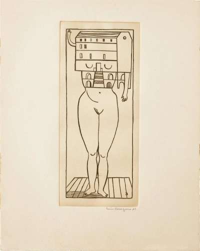 Femme Maison - Signed Print by Louise Bourgeois 1984 - MyArtBroker