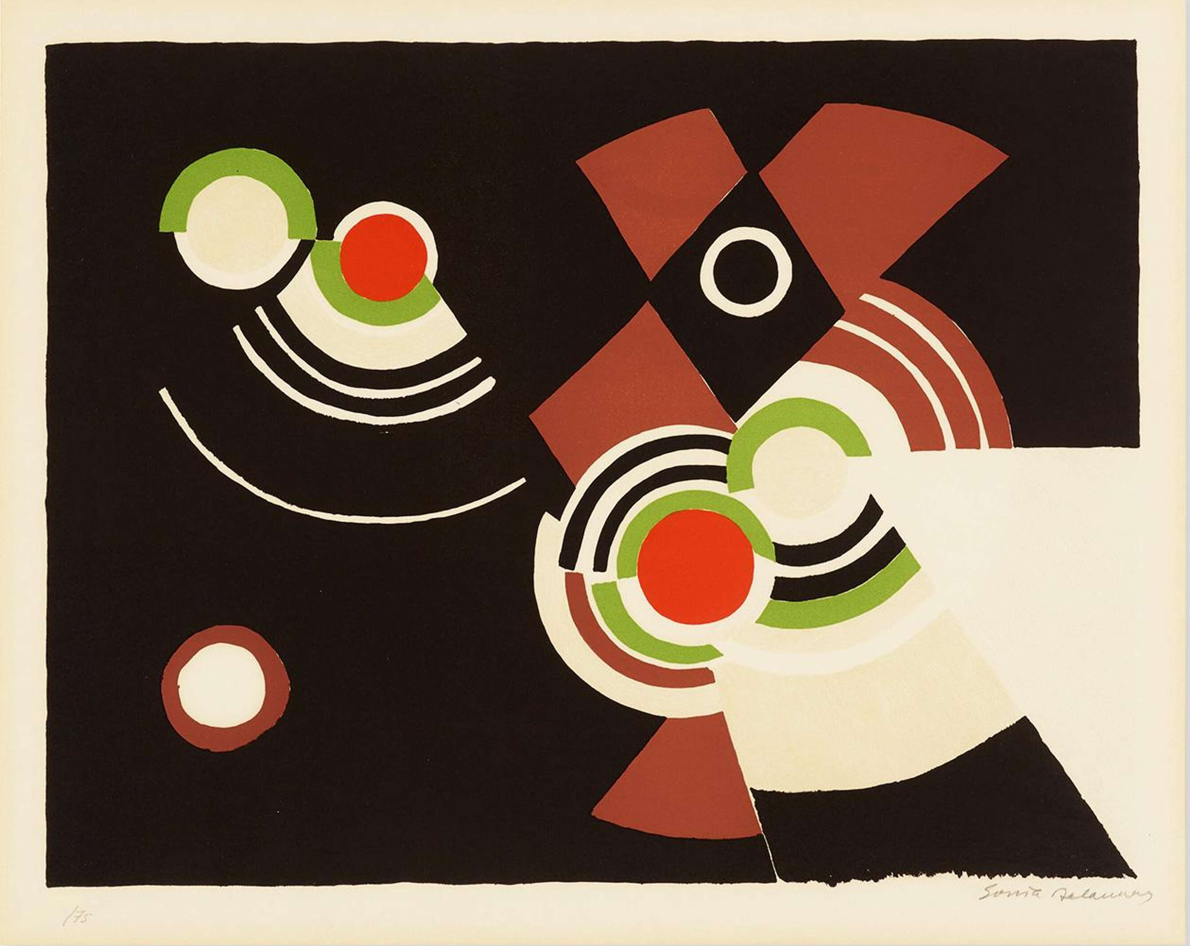 Cinéma - Signed Print by Sonia Delaunay 1970 - MyArtBroker