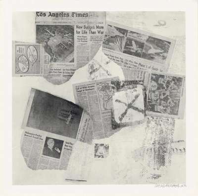 Features XXVI - Signed Print by Robert Rauschenberg 1970 - MyArtBroker