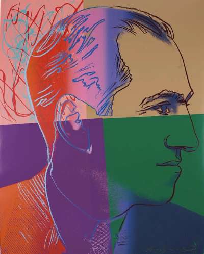 George Gershwin (F. & S. II.231) - Signed Print by Andy Warhol 1980 - MyArtBroker