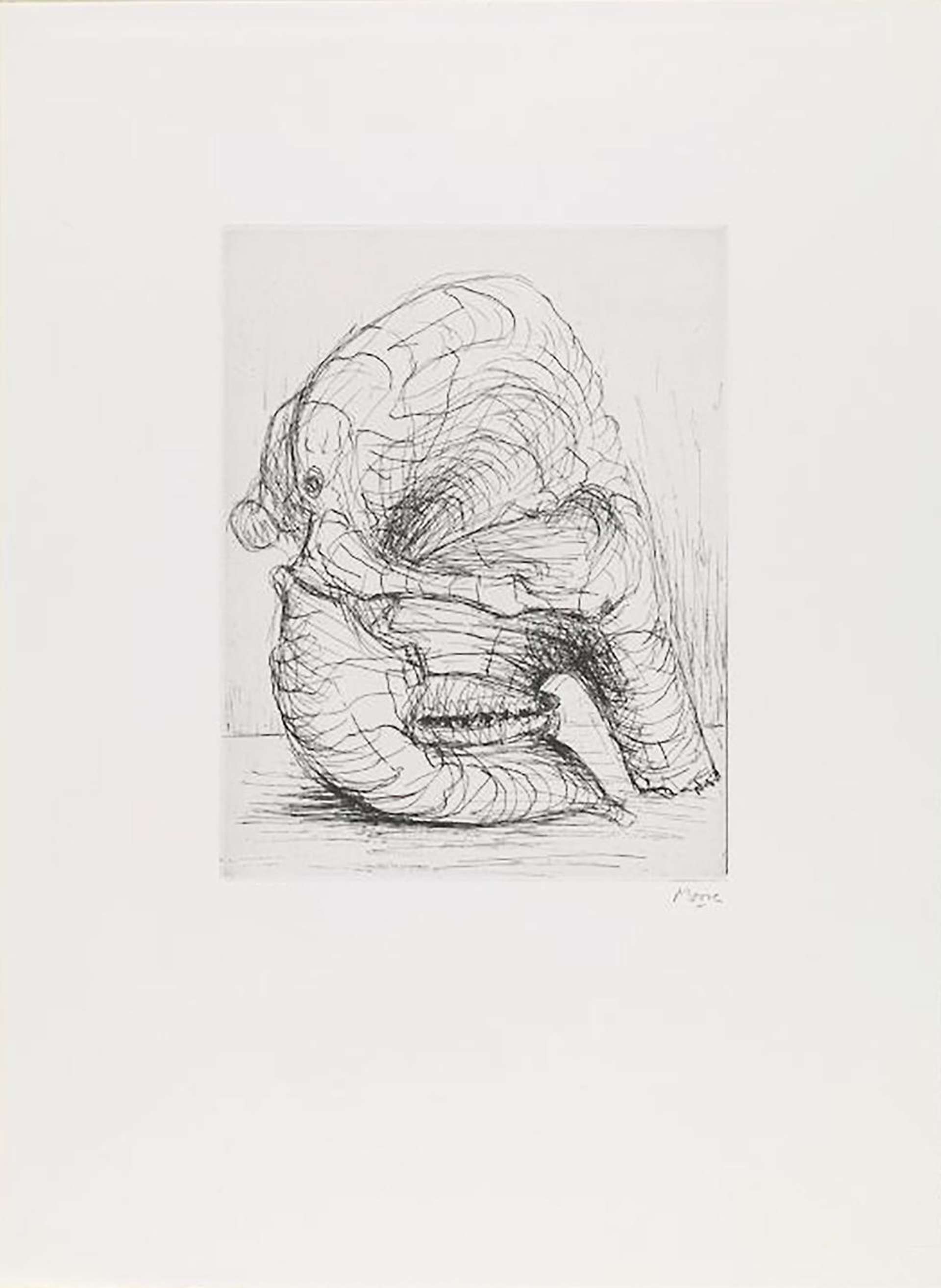 Elephant Skull XI - Signed Print by Henry Moore 1970 - MyArtBroker