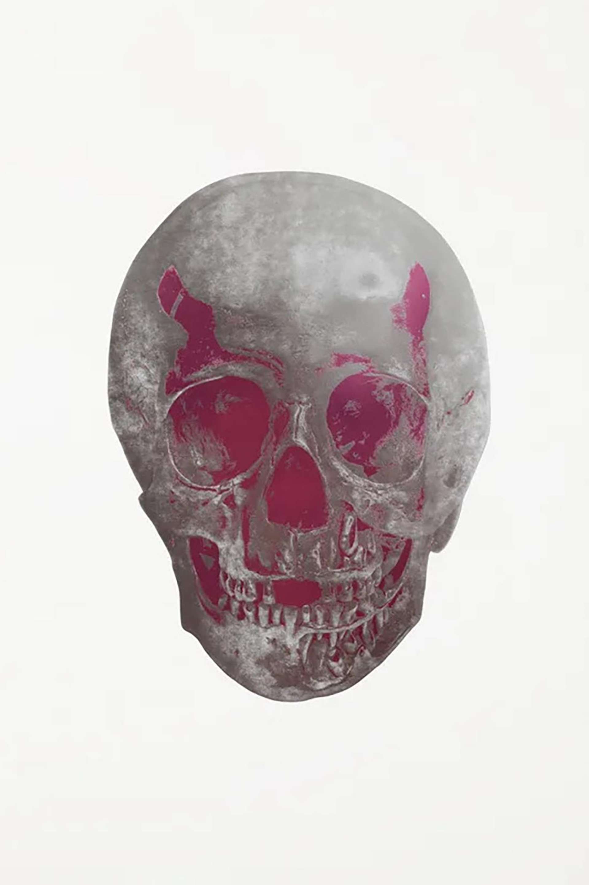 Damien Hirst: The Dead (silver gloss, loganberry pink) - Signed Print