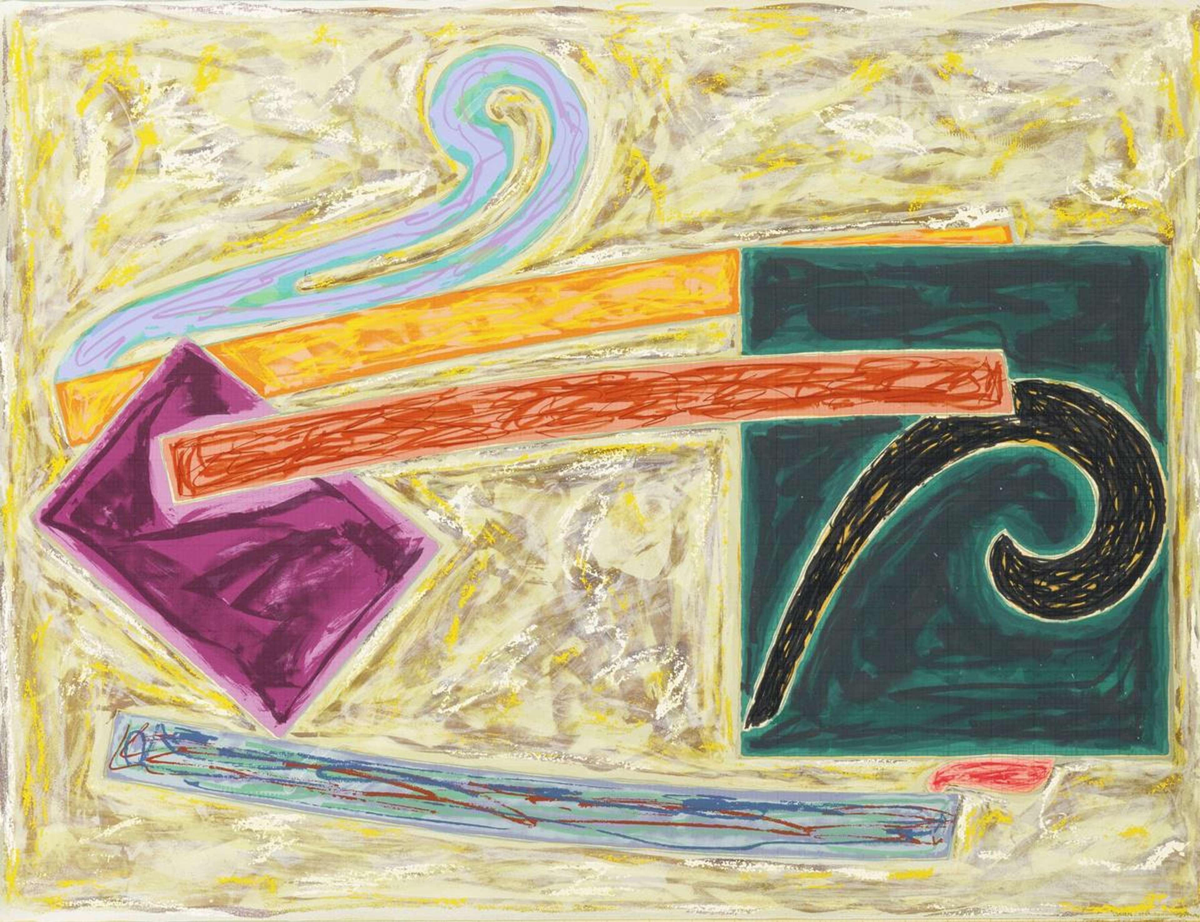 Inaccessible Island Rail - Signed Print by Frank Stella 1977 - MyArtBroker