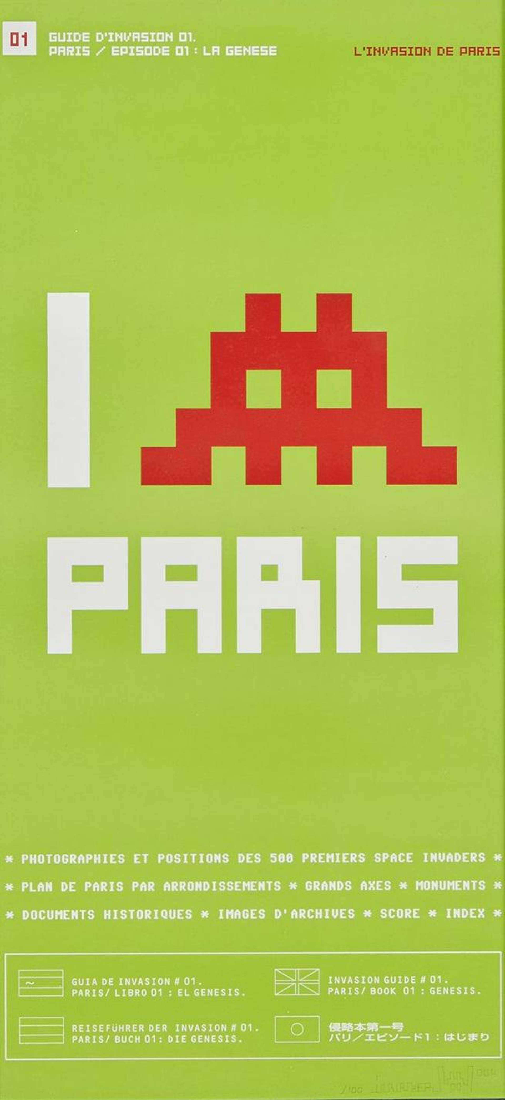 Invader: Invasion Paris 01 - Signed Print