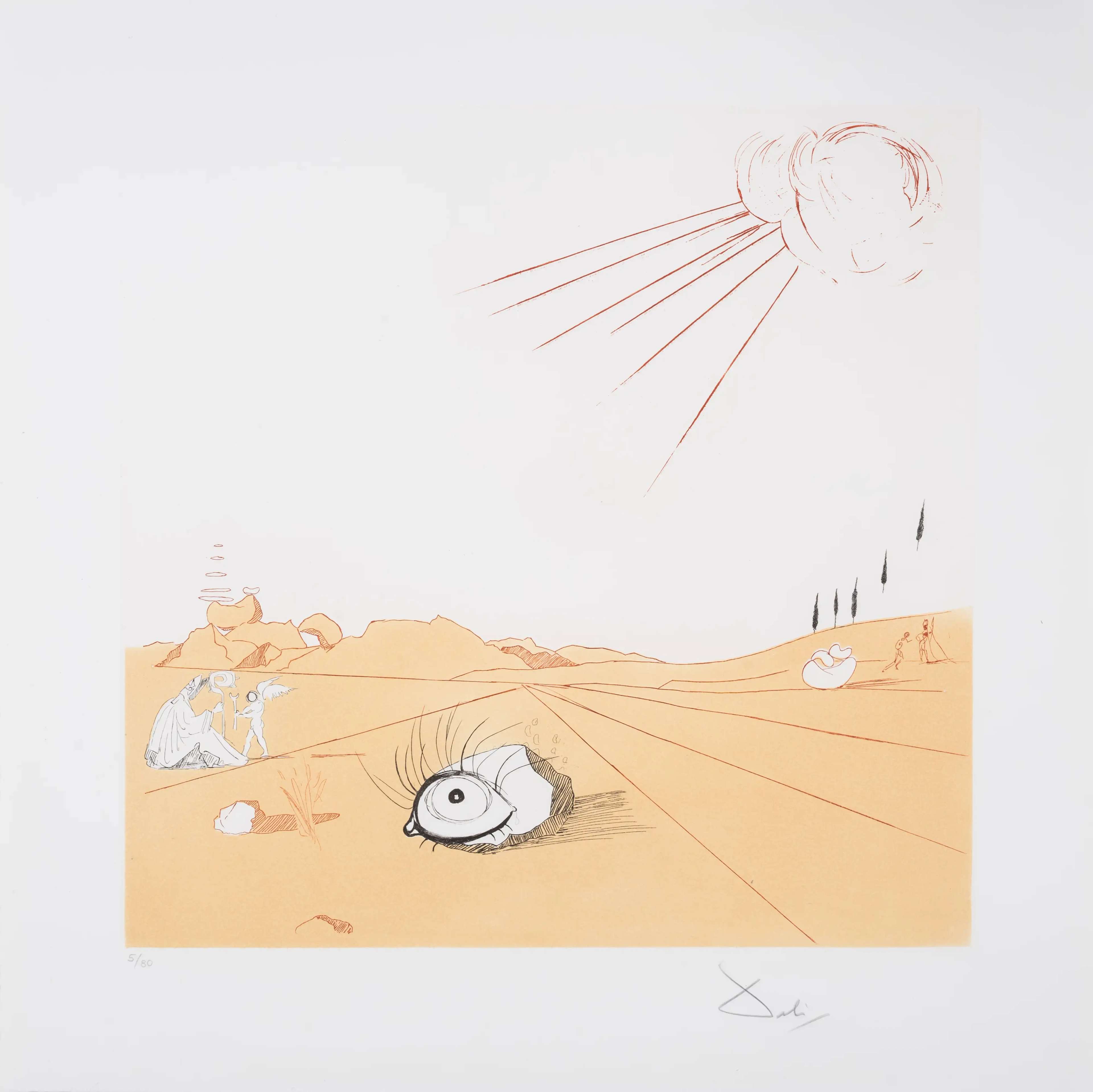 Pisum Sensuale - Signed Print by Salvador Dali 1980 - MyArtBroker