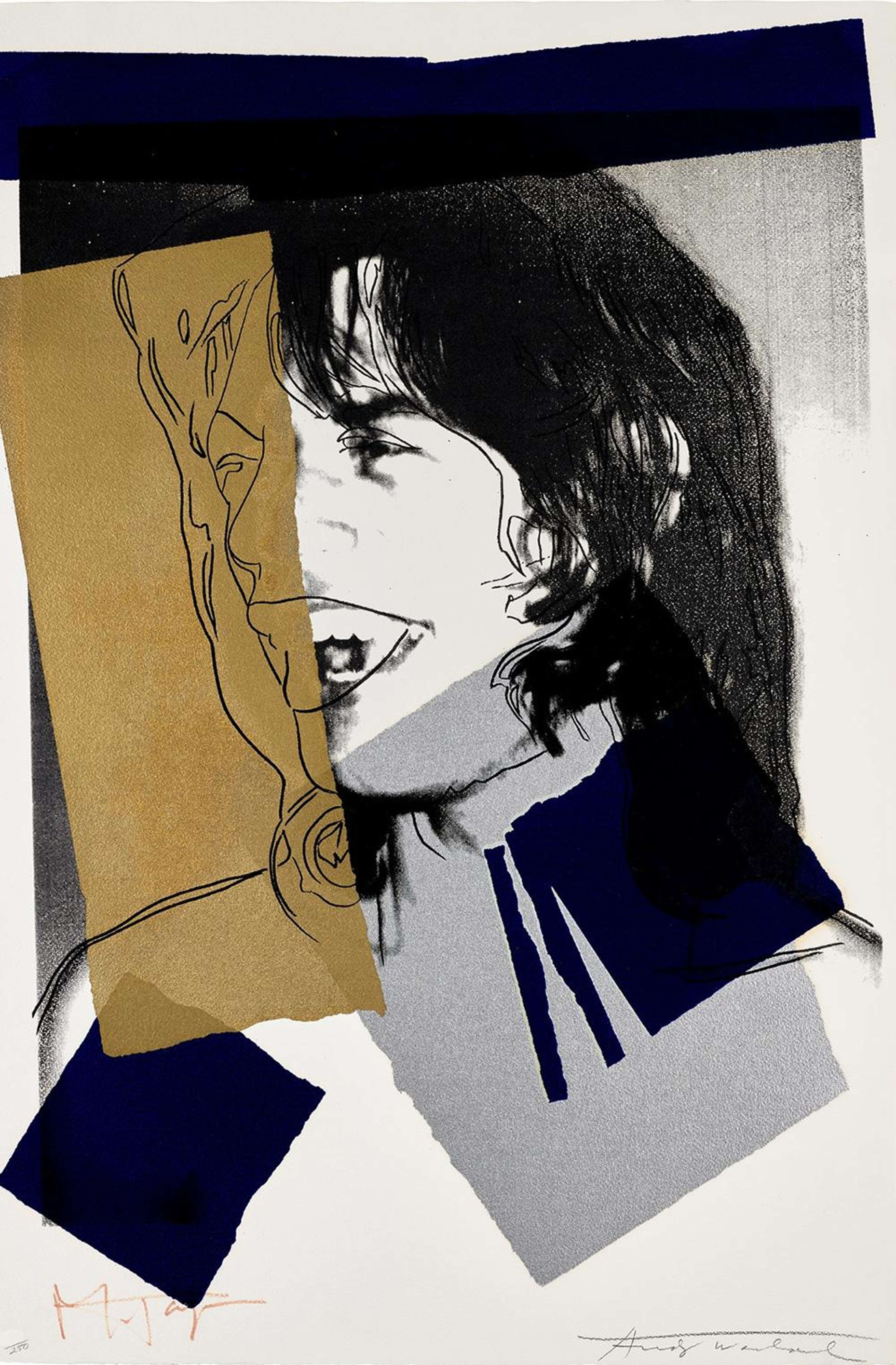 Mick Jagger (F. & S. II.142) - Signed Print by Andy Warhol 1975 - MyArtBroker