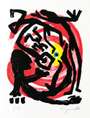 A. R. Penck: Dresden 1992 - Signed Print