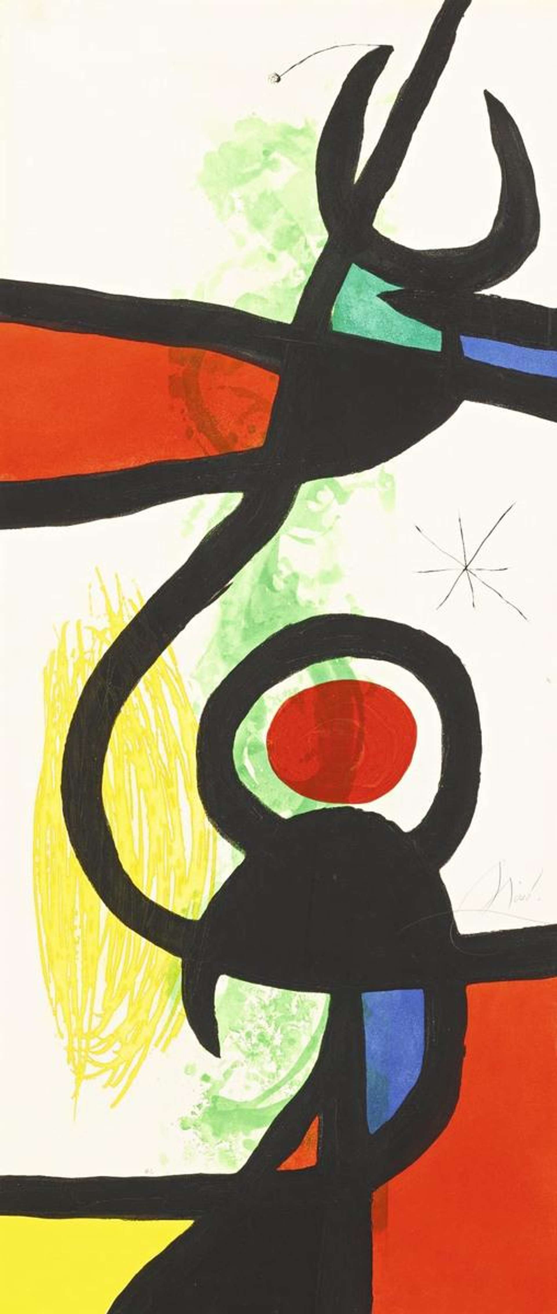 Les Grandes Manoeuvres - Signed Print by Joan Miró 1973 - MyArtBroker