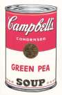 Andy Warhol: Campbell's Soup I, Green Pea (F. & S. II.50) - Signed Print