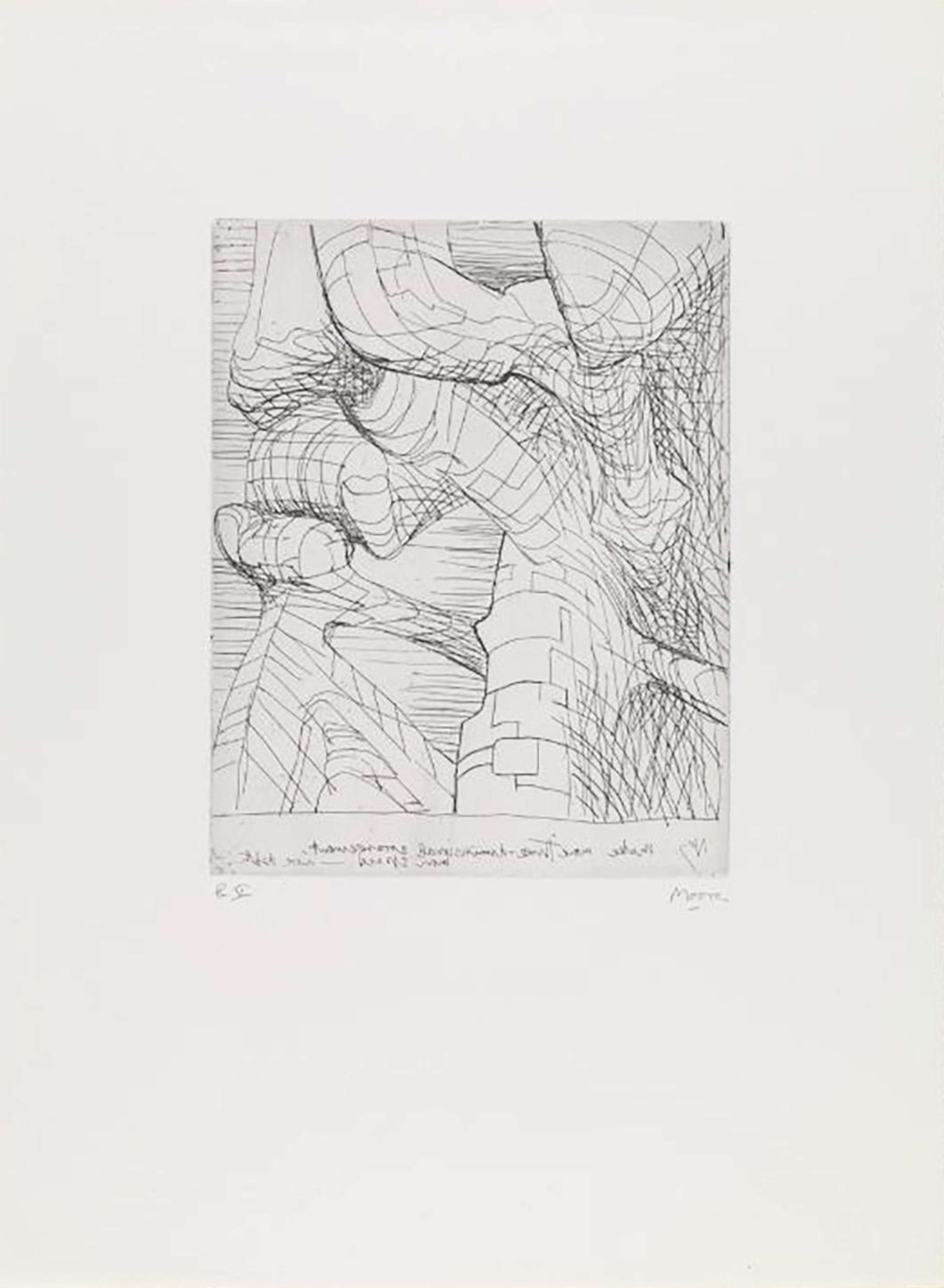 Elephant Skull V - Signed Print by Henry Moore 1970 - MyArtBroker