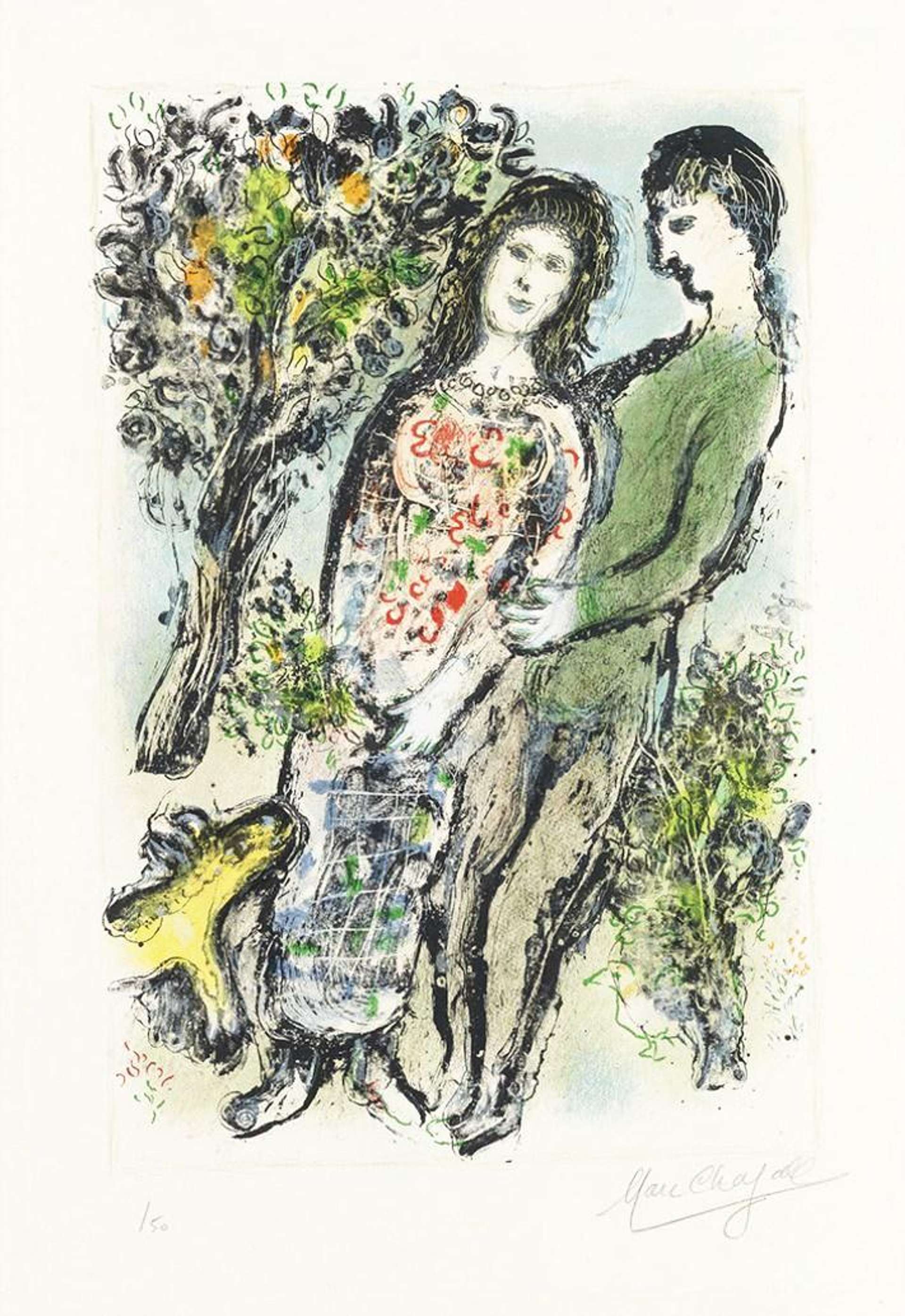 Marc Chagall: L'Oranger - Signed Print