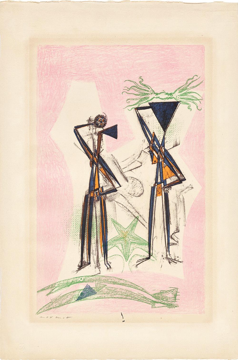 Max Ernst Vue De Ma Fenêtre (Signed Print) 1960 | For Sale Max Ernst Vue De Ma Fenêtre (Signed Print) 1960 | For Sale