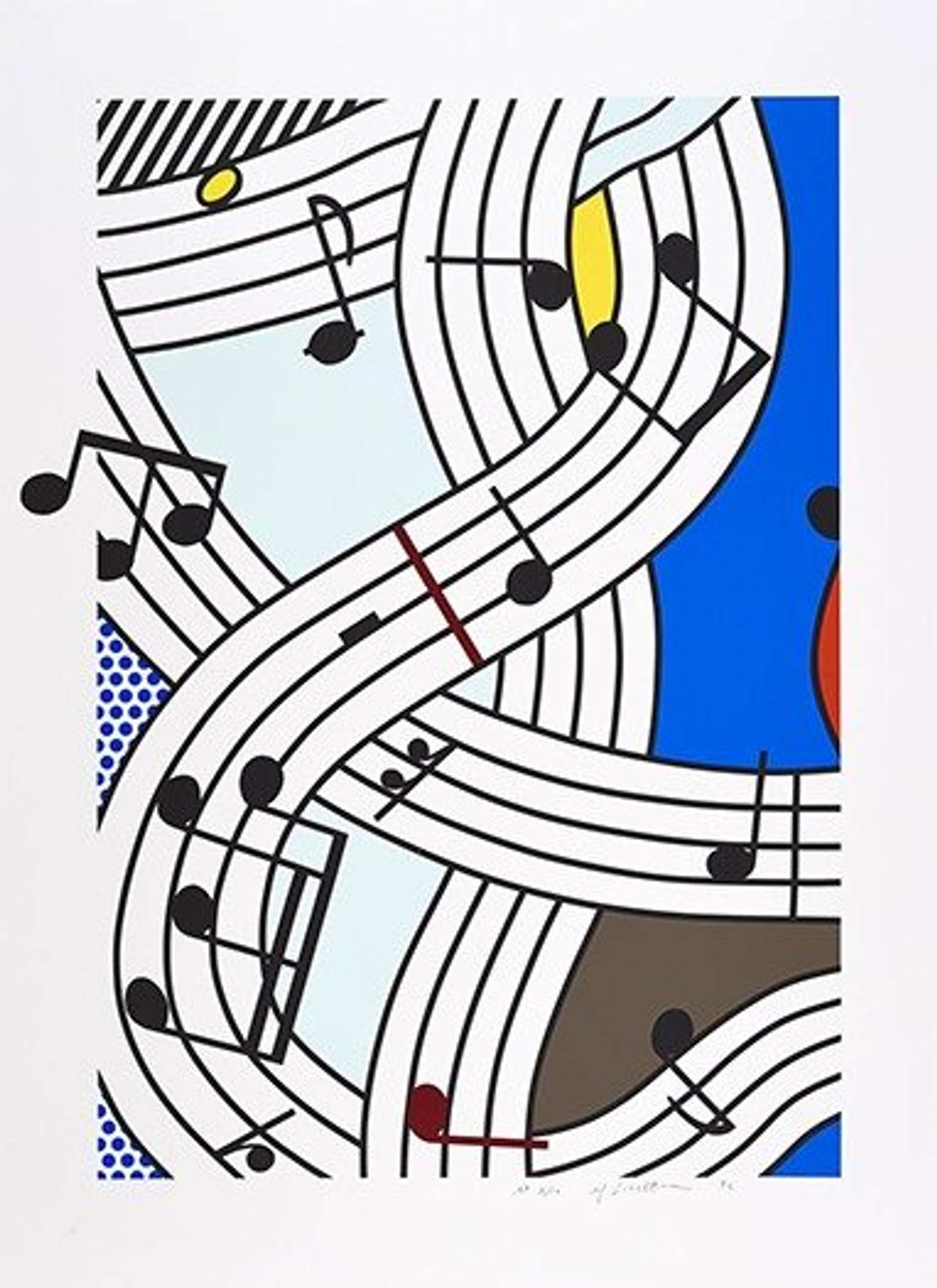 Composition I by Roy Lichtenstein