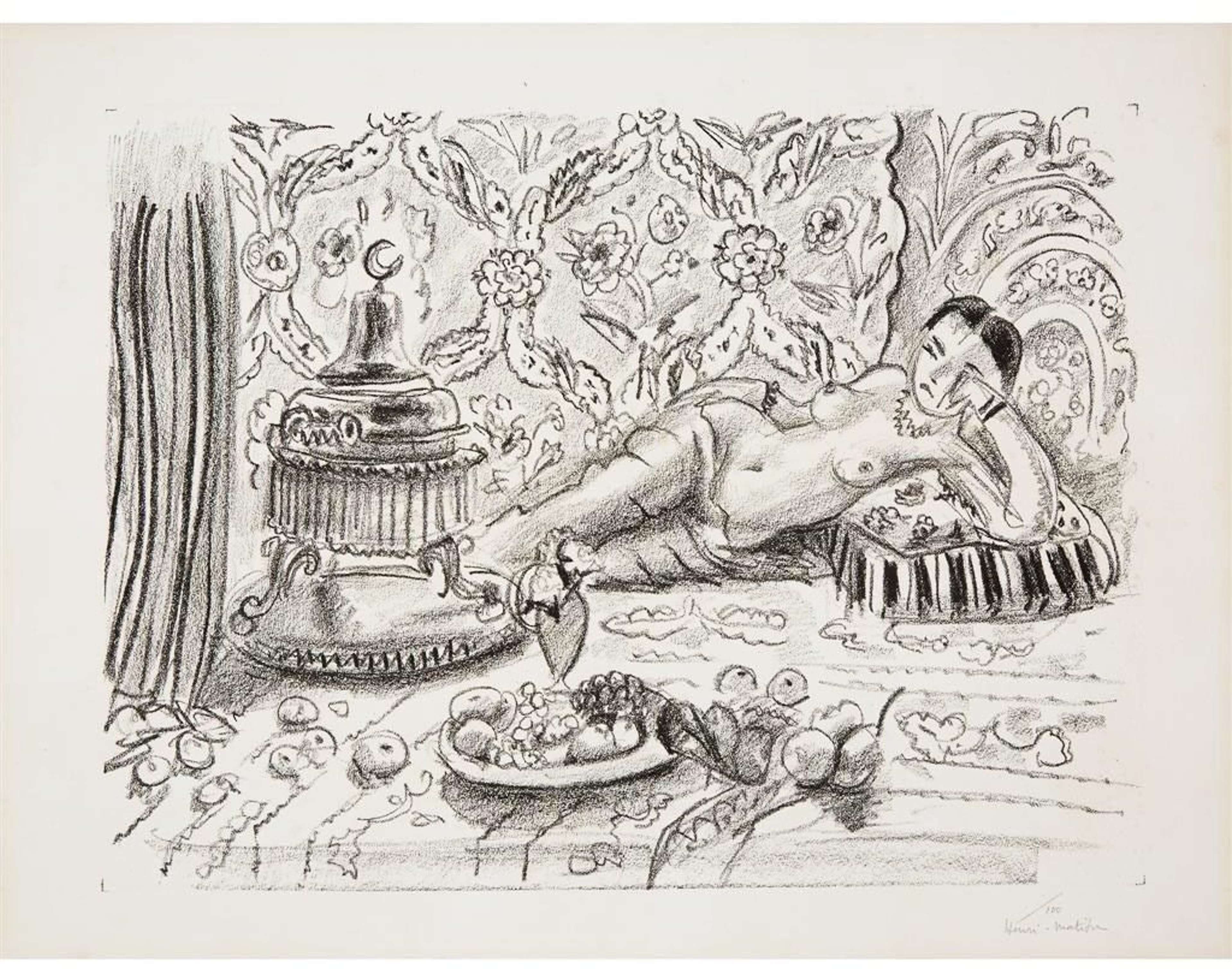 Odalisque, Brasero Et Coupe De Fruits - undefined by Henri Matisse 1929 - MyArtBroker