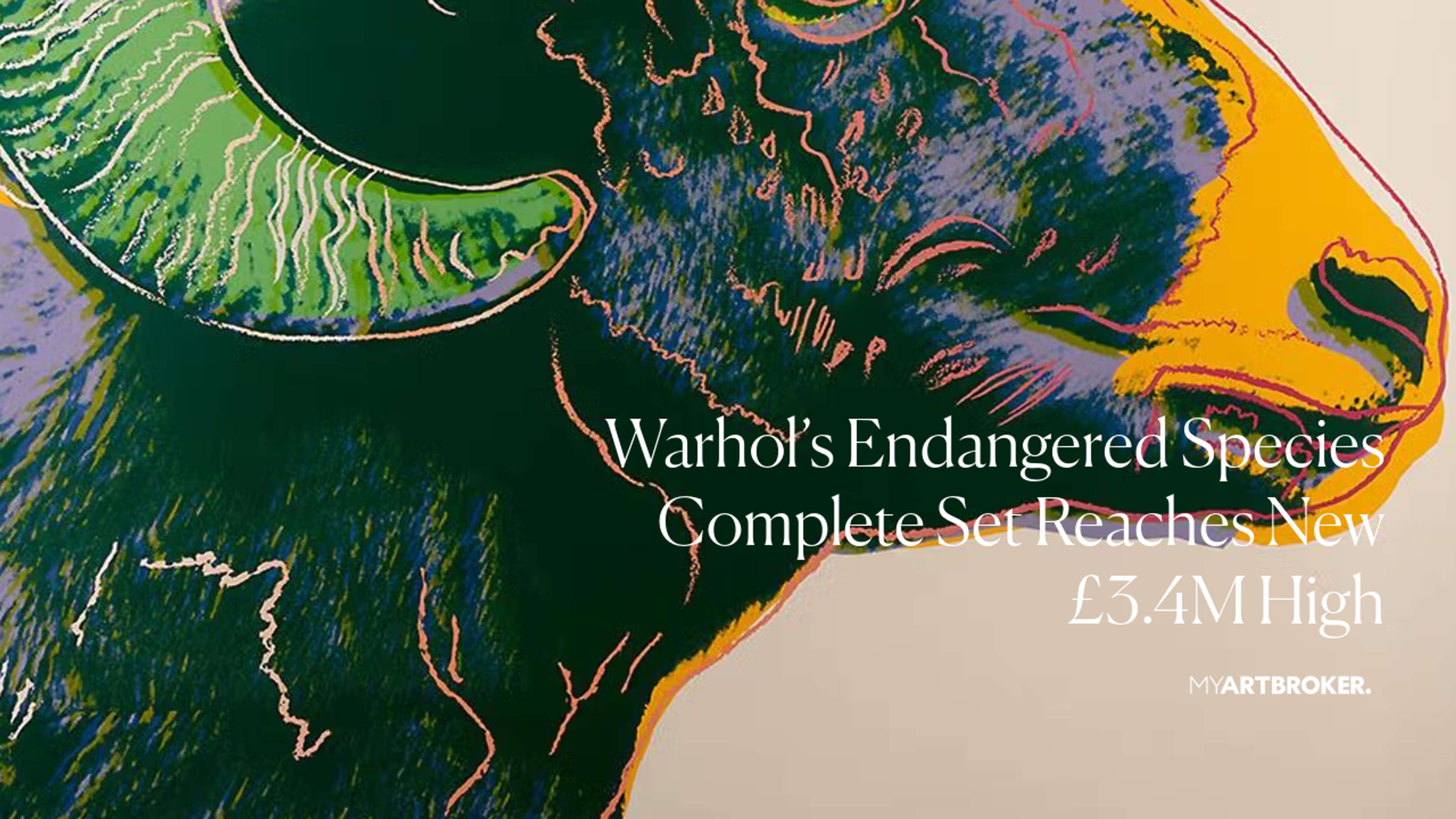 Warhol's Endangered Species Prints Hold Strong