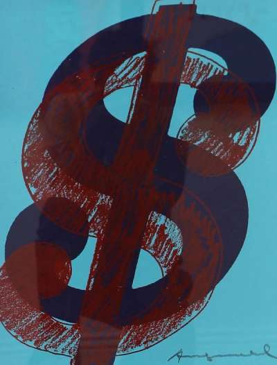 Dollar (F. & S. II.275) - Signed Print by Andy Warhol 1982 - MyArtBroker