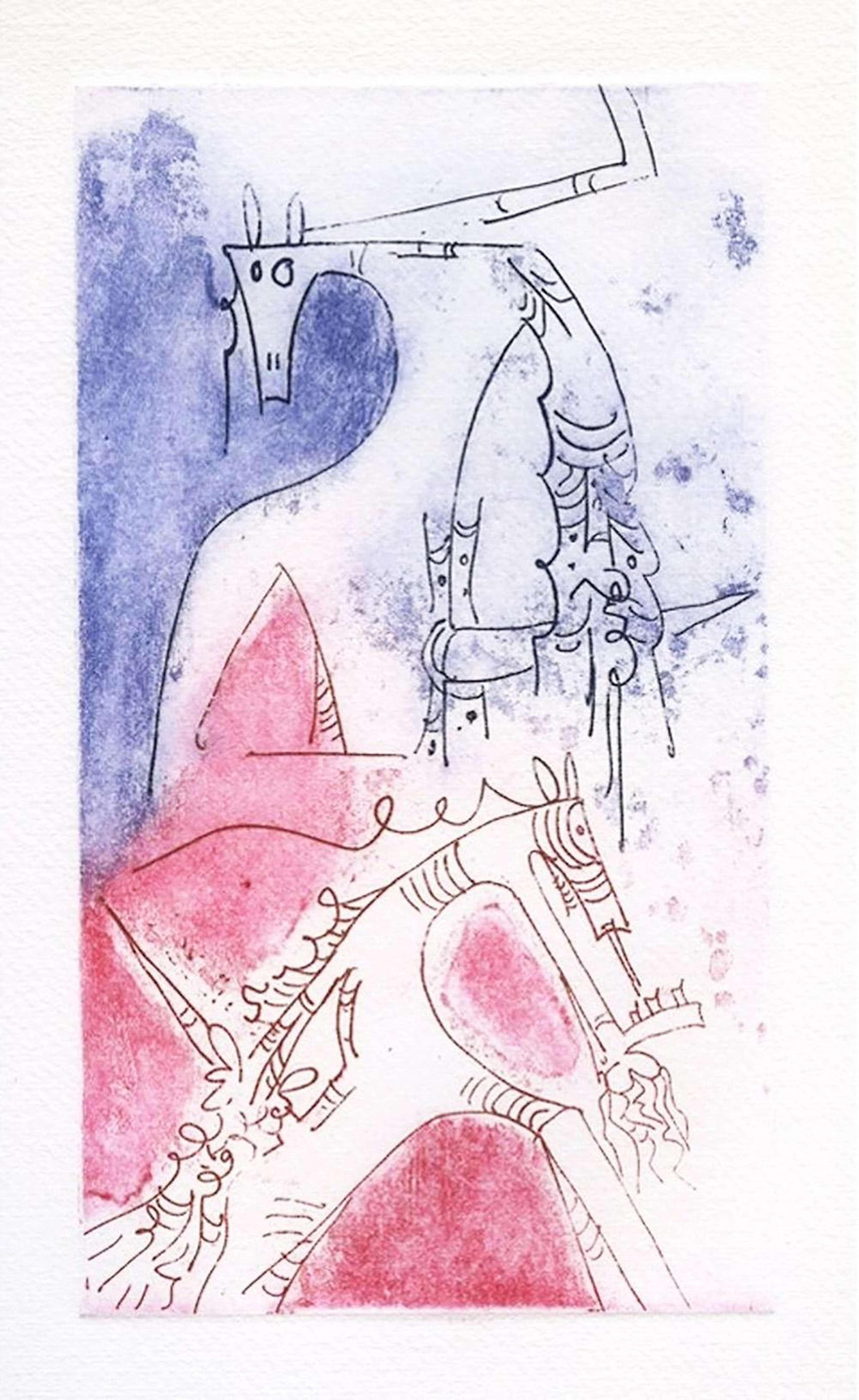 Le Miroir Du Merveilleux - Signed Print by Wifredo Lam 1962 - MyArtBroker