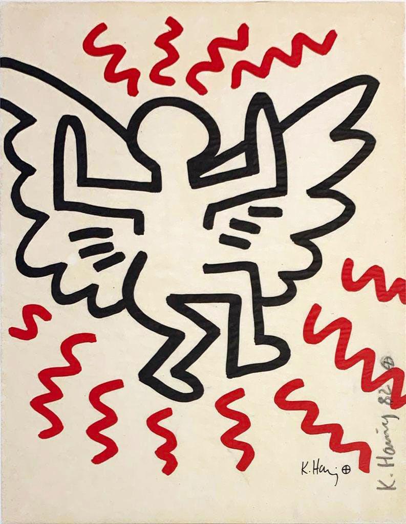 Keith Haring Sound Qube / Black キース Keith Haring SoundQube - Blue – WOAW