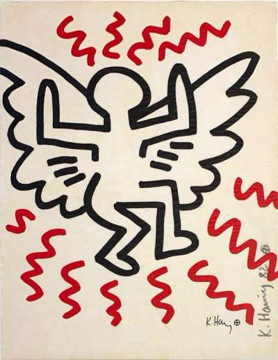 Bayer Suite 3 - Signed Print by Keith Haring 1982 - MyArtBroker