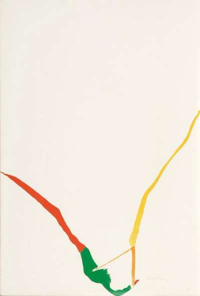 What Red Lines Can Do (H. 24) - Signed Print by Helen Frankenthaler 1970 - MyArtBroker